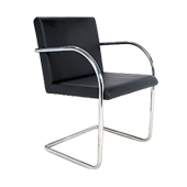 チューブラーアームチェアー